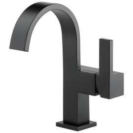65080LF-BL-ECO Siderna Single Handle Lavatory Faucet in Matte Black Finish, 1.2gpm Flow Rate