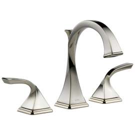 65330LF-PN-ECO Virage Widespread Lavatory Faucet in Polished Nickel Finish, 1.2gpm Flow Rate
