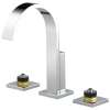 Siderna 65380LF-PCLHP-ECO Widespread Lavatory Faucet Less Handles in Chrome Finish, 1.2gpm Flow Rate