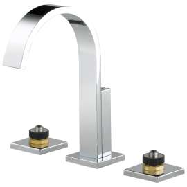 Siderna 1.2 GPM Widespread Lavatory Faucet Less Handles