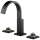 Widespread Lavatory Faucet Less Handles in Matte Black Finish, 1.2gpm Flow Rate