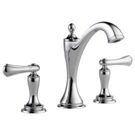 Charlotte 65385LF-PCLHP-ECO Widespread Lavatory Faucet Less Handles in Chrome Finish, 1.2gpm Flow Rate