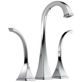 Two Handle Widespread Vessel Lavatory Faucet in Chrome Finish, 1.2gpm Flow Rate
