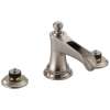 Rook 65361LF-NKLHP-ECO Widespread Lavatory Faucet Less Handles in Luxe Nickel Finish, 1.2gpm Flow Rate