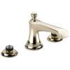 Rook 65360LF-PNLHP-ECO Widespread Lavatory Faucet Less Handles in Polished Nickel Finish, 1.2gpm Flow Rate