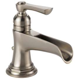 Rook 65061LF-NK-ECO Single Handle Single Hole Lavatory Faucet in Luxe Nickel Finish, 1.2gpm Flow Rate
