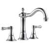 Widespread Lavatory Faucet in Chrome Finish, 1.2gpm Flow Rate
