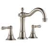 Widespread Lavatory Faucet in Brushed Nickel Finish, 1.2gpm Flow Rate