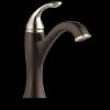 Single Handle Lavatory Faucet in Cocoa Bronze/Polished Nickel Finish, 1.2gpm Flow Rate