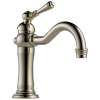 Single Handle Single Hole Lavatory Faucet in Polished Nickel Finish, 1.2gpm Flow Rate