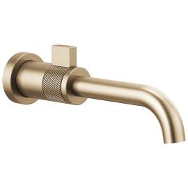Wall Mount Lavatory in Luxe Gold Finish, 1.5gpm Flow Rate