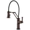 Single Handle Articulating Kitchen Faucet with SmartTouch Technology in Venetian Bronze Finish