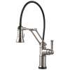 Single Handle Articulating Kitchen Faucet with SmartTouch Technology in Stainless Finish