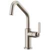 Brizo Litze Bar Faucet With Angled Spout And Industrial Handle