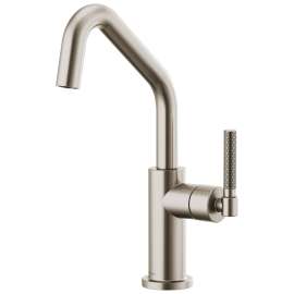 Litze Bar Faucet With Angled Spout And Knurled Handle