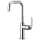 Bar Faucet with Square Spout and Industrial Handle in Chrome Finish