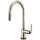 SmartTouch Pull-Down Faucet with Arc Spout and Industrial Handle in Polished Nickel Finish
