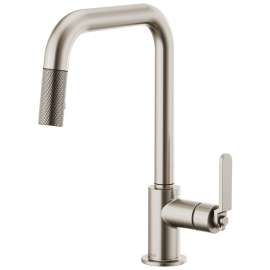 Litze Pull-Down Faucet With Square Spout And Industrial Handle