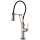 SmartTouch Articulating Faucet with Industrial Handle in Stainless Finish