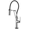 SmartTouch Articulating Faucet with Industrial Handle in Chrome Finish