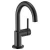 Single-Handle Lavatory Faucet in Matte Black Finish, 1.2gpm Flow Rate