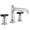 1.5 GPM Widespread Lavatory Faucet with Column Spout and without Handles in Polished Chrome Finish