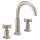 1.5 GPM Widespread Lavatory Faucet with Arc Spout and without Handles in Luxe Nickel Finish