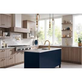 4 GPM Wall Mount Pot Filler in Polished Gold Finish