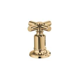 Invari HX5376-PG Widespread Cross Handle Kit in Polished Gold