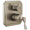 Pressure Balance Valve with Integrated 6-Function Diverter Trim in Brushed Nickel