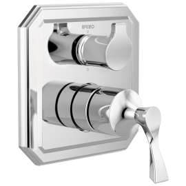 Pressure Balance Valve with Integrated 6-Function Diverter Trim in Chrome