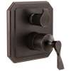 Pressure Balance Valve with Integrated 6-Function Diverter Trim in Venetian Bronze