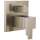 Tempassure Thermostatic Valve with Integrated 3-Function Diverter Trim in Brushed Nickel