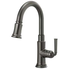 1.8 GPM Pull-Down Prep Faucet in Luxe Steel Finish