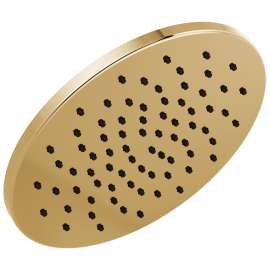 1.75 GPM Round Raincan Showerhead in Polished Gold