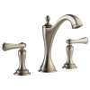 65385LF Bathroom Faucet Double Handle Widespread with Lever Handles in Brushed Nickel
