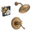 Shower Trim Kit in Brushed Bronze