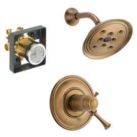 Shower Trim Kit in Brushed Bronze