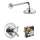 Odin KS60275-R-PC Shower Trim Kit in Polished Chrome