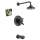 Odin KTS60475-R-BL Tub/Shower Trim Kit in Matte Black