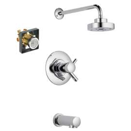 Odin KTS60475-R-PC Tub/Shower Trim Kit in Polished Chrome