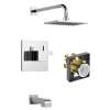 Siderna KTS60480-R-PC Tub/Shower Trim Kit in Polished Chrome