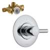 Odin KS66T075-R-PC Shower Trim Kit in Polished Chrome