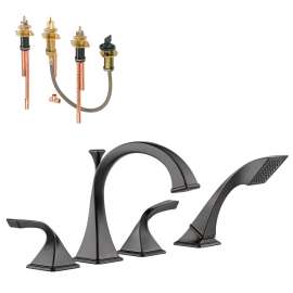 Roman Tub Trim Kit With Hand Shower in Venetian Bronze