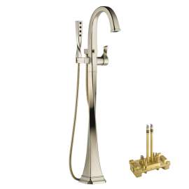 Virage KT70130-R-BN Single Handle Freestanding Tub Filler Trim Kit in Brushed Nickel