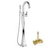 Virage KT70130-R-PC Single Handle Freestanding Tub Filler Trim Kit in Polished Chrome