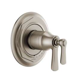 Rook Single Handle Lever Shower Faucet in Luxe Nickel