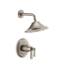 Rook Shower Faucet Trim in Luxe Nickel