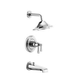 Rook Tub and Shower Faucet Trim in Chrome