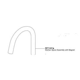 Brizo Solna(R): Kitchen Spout, RP71447BL